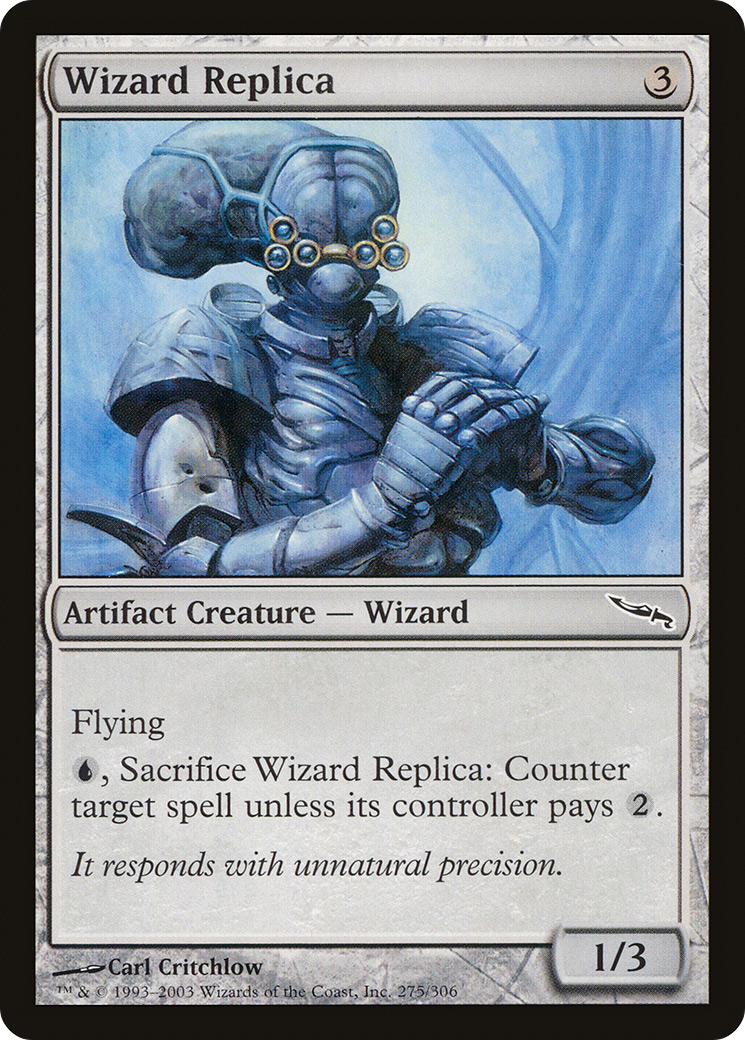 Wizard Replica (MRD-275) - Mirrodin Foil-1