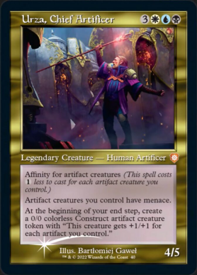 Urza, Chief Artificer (040) (Retro) (Display Commander) [The Brothers' War Commander]-1