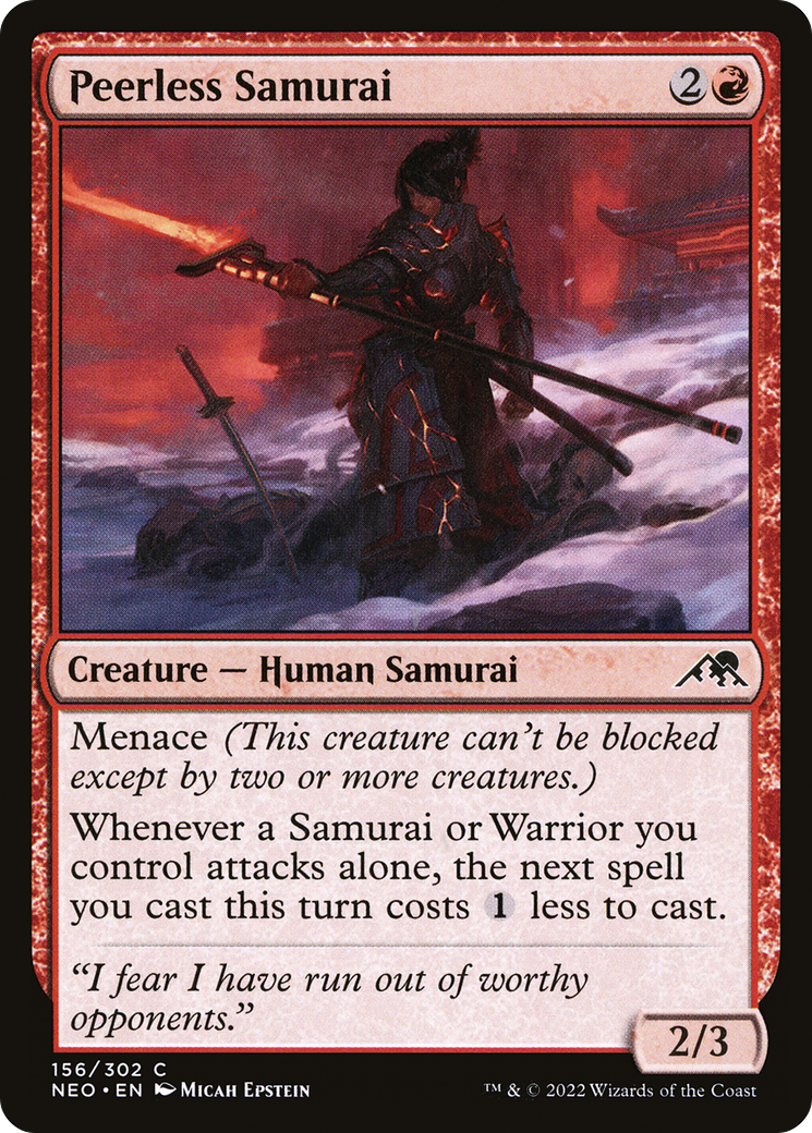 Peerless Samurai [Kamigawa: Neon Dynasty]-1