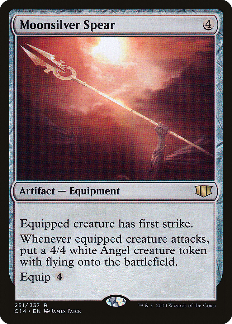Moonsilver Spear [Commander 2014]-1