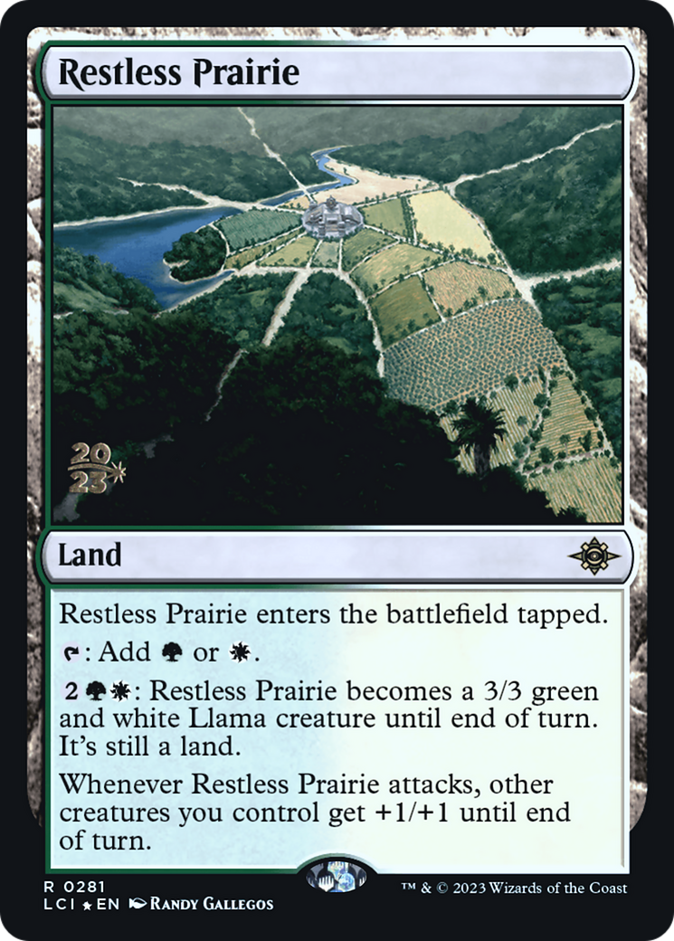 Restless Prairie [The Lost Caverns of Ixalan Prerelease Cards]-1