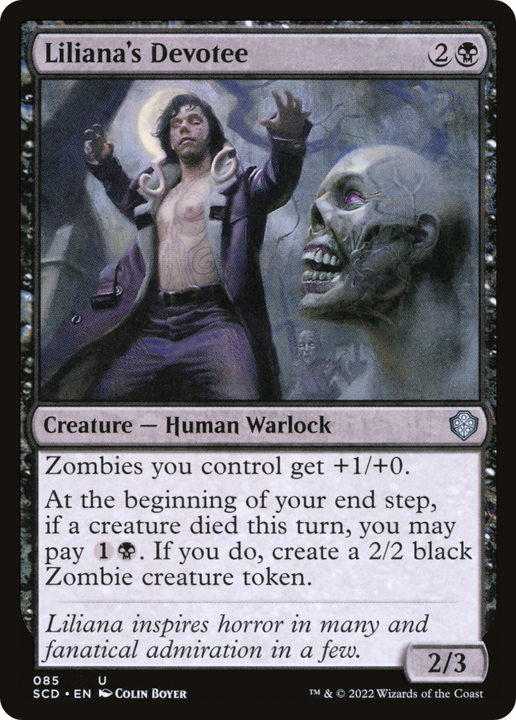Liliana's Devotee [Starter Commander Decks]-1