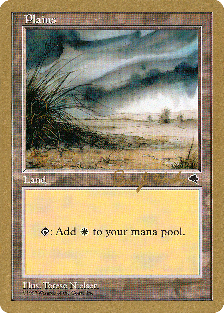 Plains (Shrub) - 1998 Brian Hacker (TMP) (WCD-) - World Championship Decks 1998-1