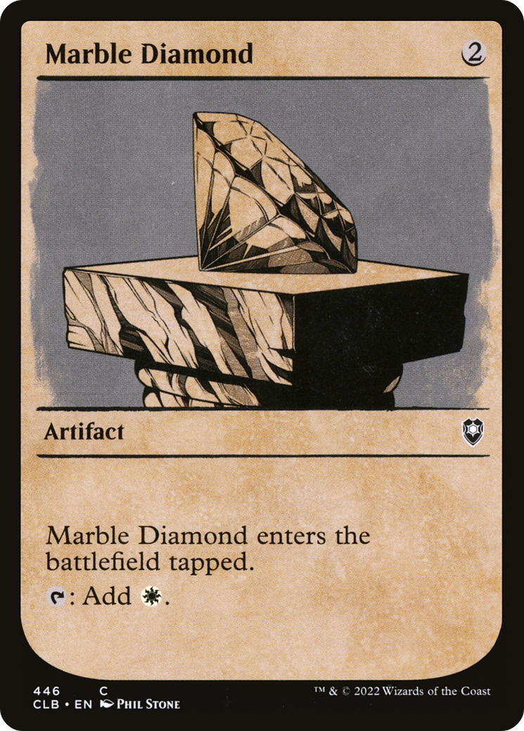 Marble Diamond (Showcase) [Commander Legends: Battle for Baldur's Gate]-1