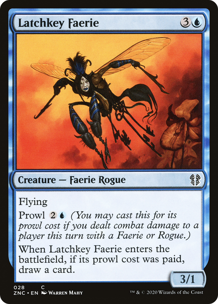 Latchkey Faerie [Zendikar Rising Commander]-1