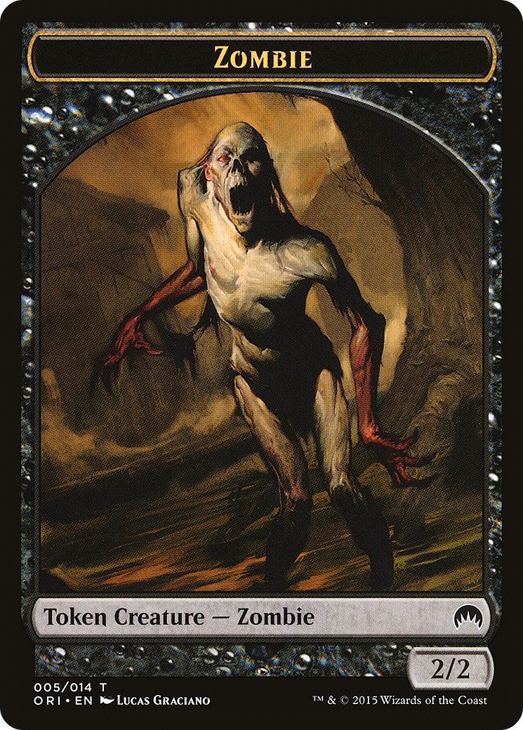 Zombie Token (ORI-005) - Magic Origins Tokens-1