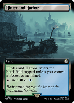 Hinterland Harbor (Extended Art) (Surge Foil) [Fallout]-1