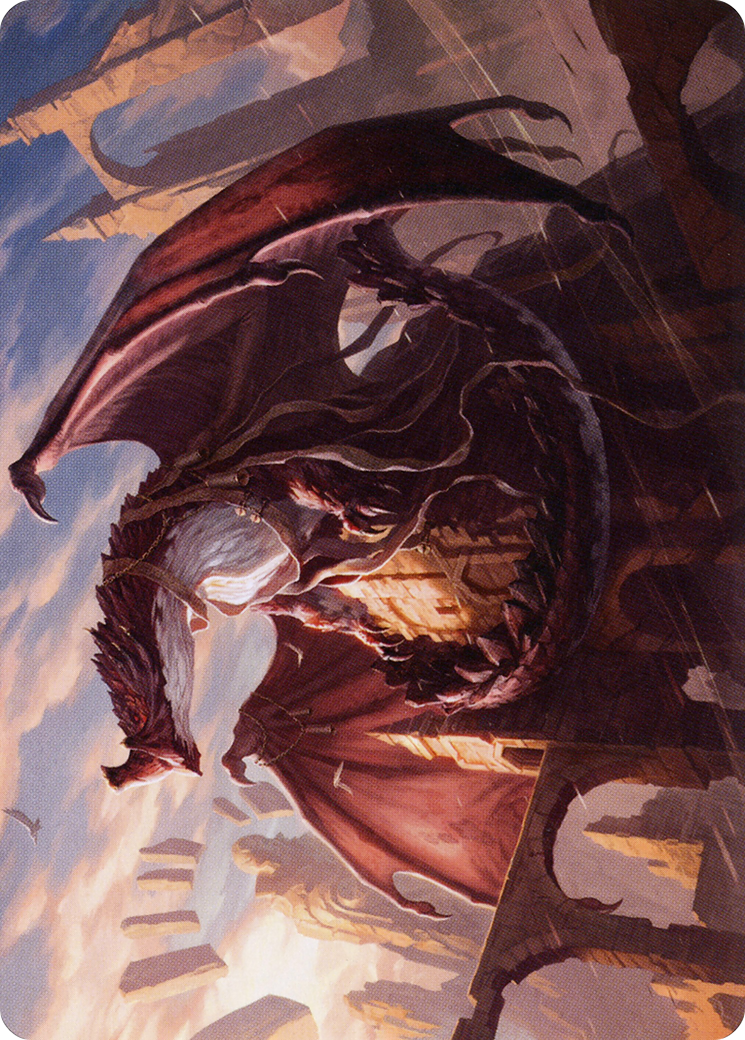 Velomachus Lorehold // Velomachus Lorehold (ASTX-061) - Strixhaven Art Series (Borderless)-3