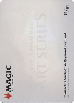 Velomachus Lorehold // Velomachus Lorehold (ASTX-061) - Strixhaven Art Series (Borderless) Foil-2