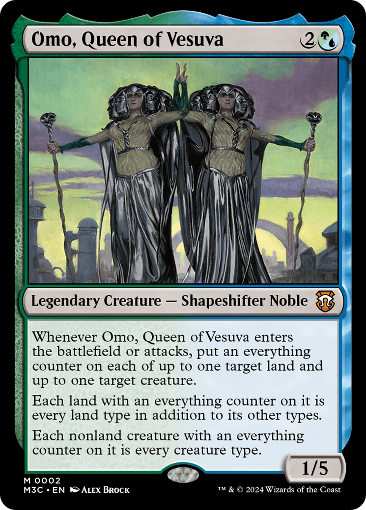 Omo, Queen of Vesuva [Modern Horizons 3 Commander]-1