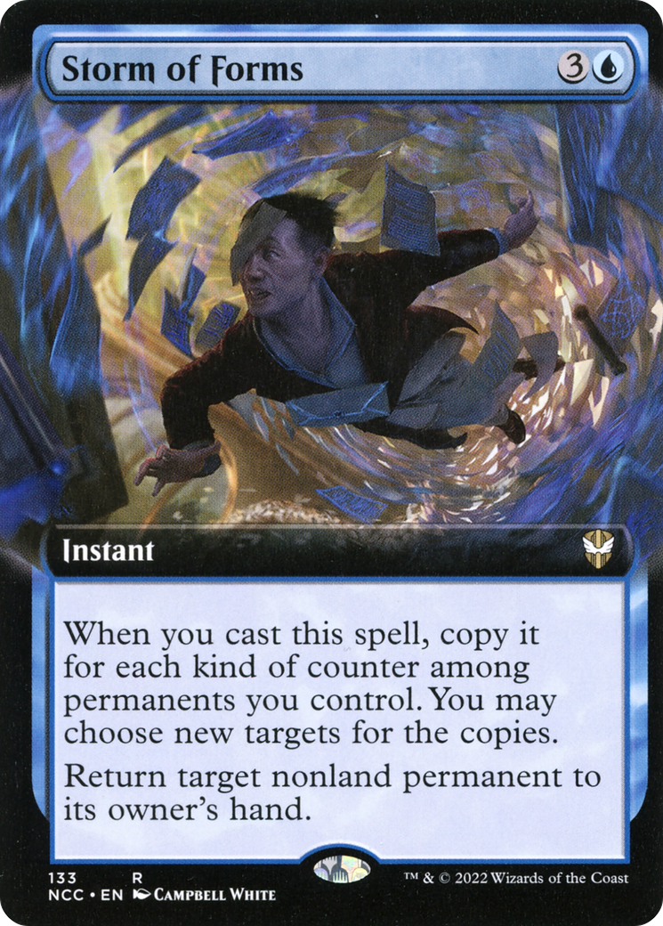 Storm of Forms (Extended Art) [Streets of New Capenna Commander]-1