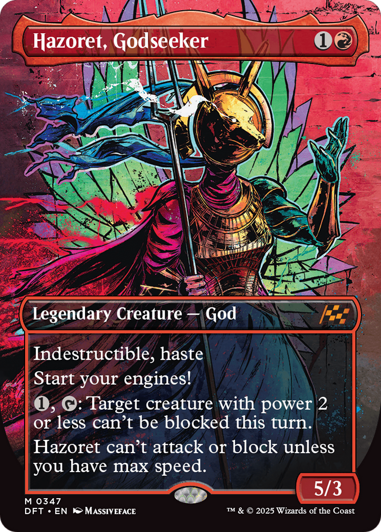 Hazoret, Godseeker (Borderless) [Aetherdrift]-1