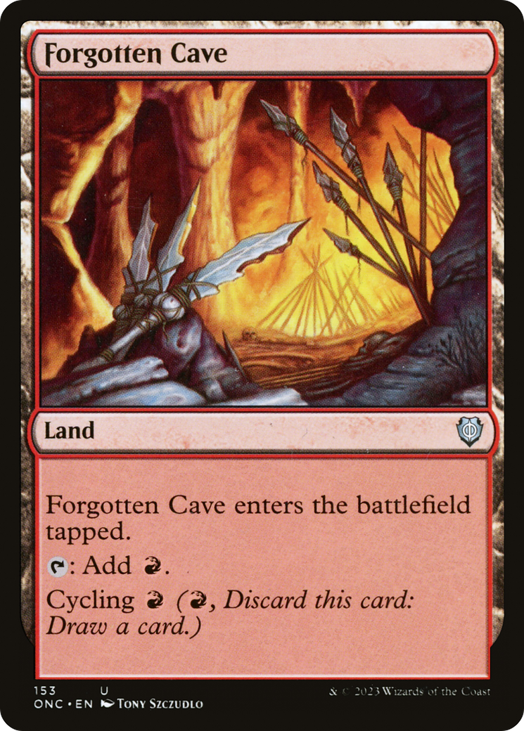Forgotten Cave [Phyrexia: All Will Be One Commander]-3