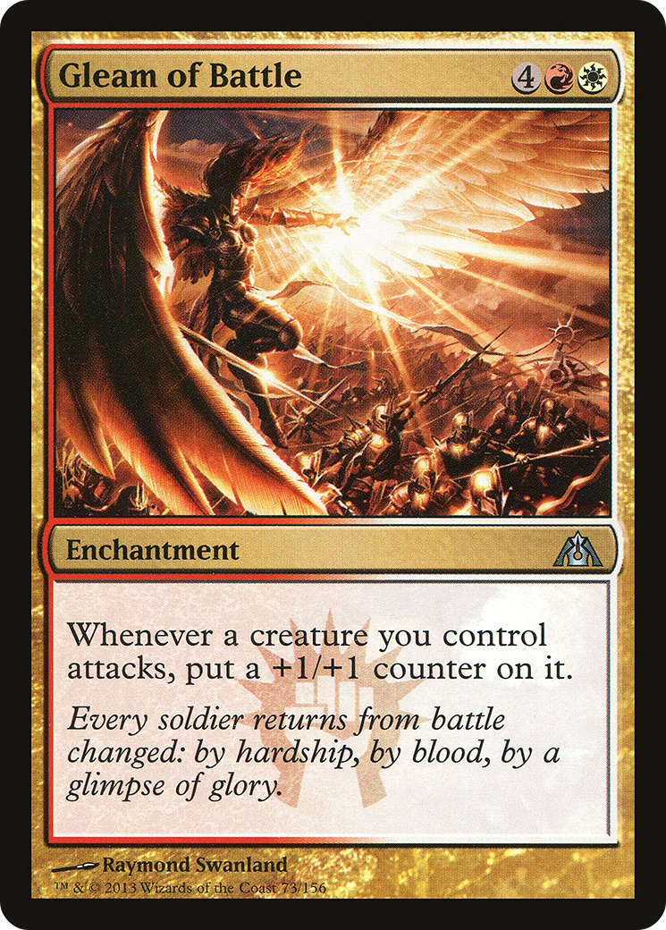 Gleam of Battle [Dragon's Maze]-1