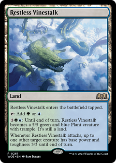 Restless Vinestalk [Wilds of Eldraine]-1
