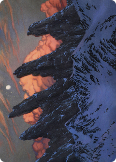 Mountain // Mountain (AAFR-059) - Adventures in the Forgotten Realms Art Series (Borderless) Foil-3