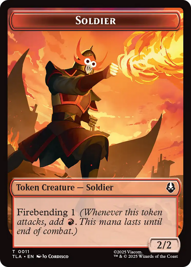 Ally (0008) // Soldier (0002) Double-Sided Token [Avatar: The Last Airbender Tokens]-2