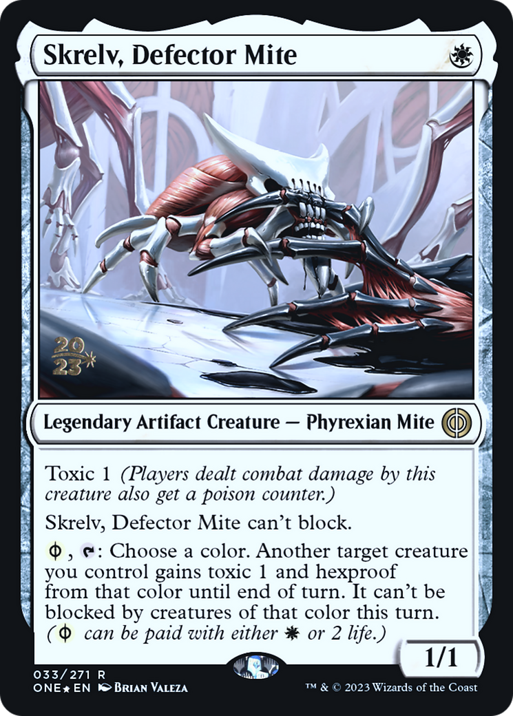 Skrelv, Defector Mite [Phyrexia: All Will Be One Prerelease Promos]-1