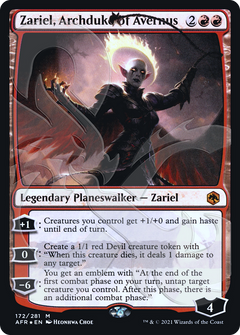 Zariel, Archduke of Avernus (AFR&-172) - Adventures in the Forgotten Realms Promos Foil-1