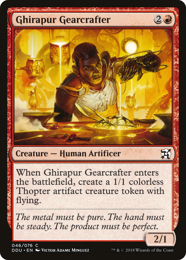Ghirapur Gearcrafter [Duel Decks: Elves vs. Inventors]-1