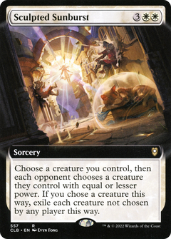 Sculpted Sunburst (Extended Art) [Commander Legends: Battle for Baldur's Gate]-1