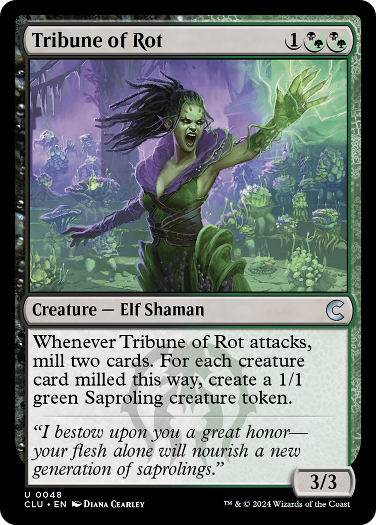 Tribune of Rot (CLU-048) - Ravnica: Clue Edition-1