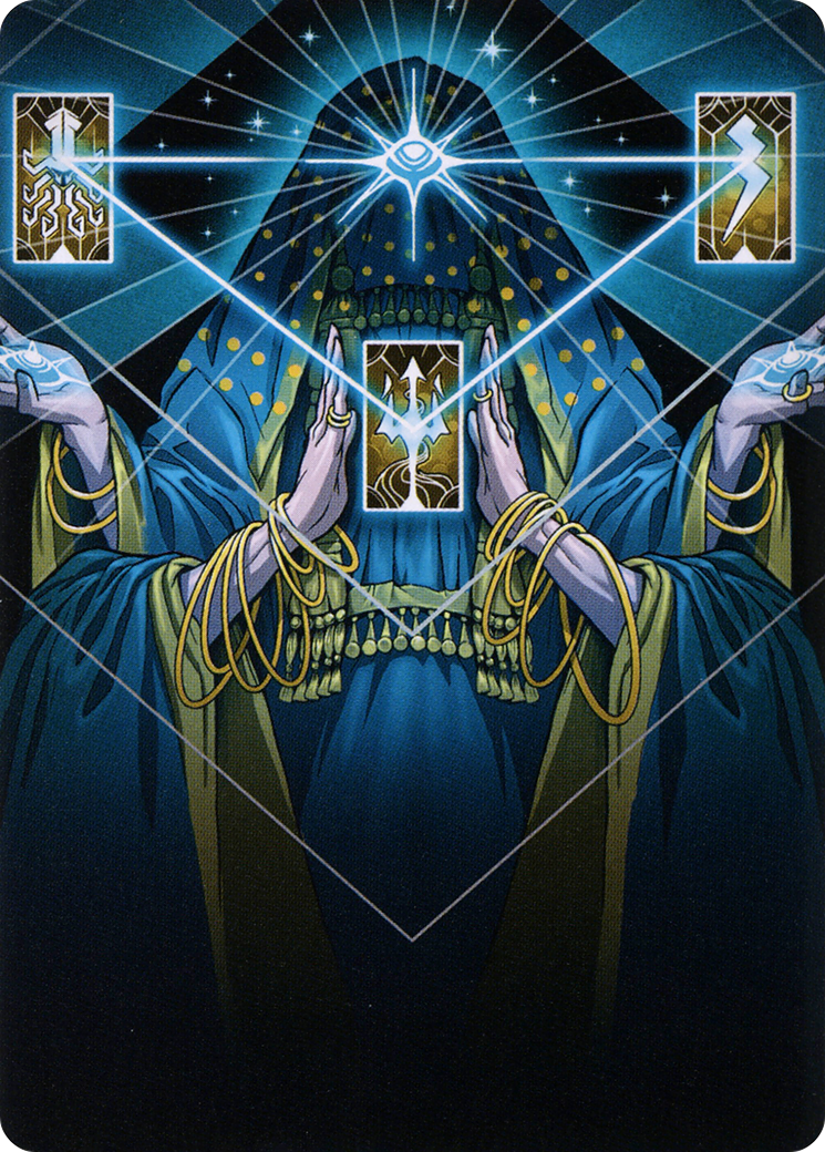 Strategic Planning // Strategic Planning (ASTX-068) - Strixhaven Art Series (Borderless) Foil-1