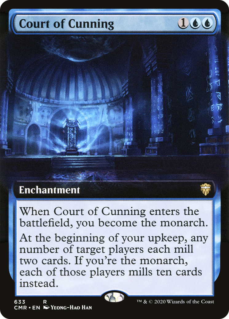 Court of Cunning (Extended Art) [Commander Legends]-1