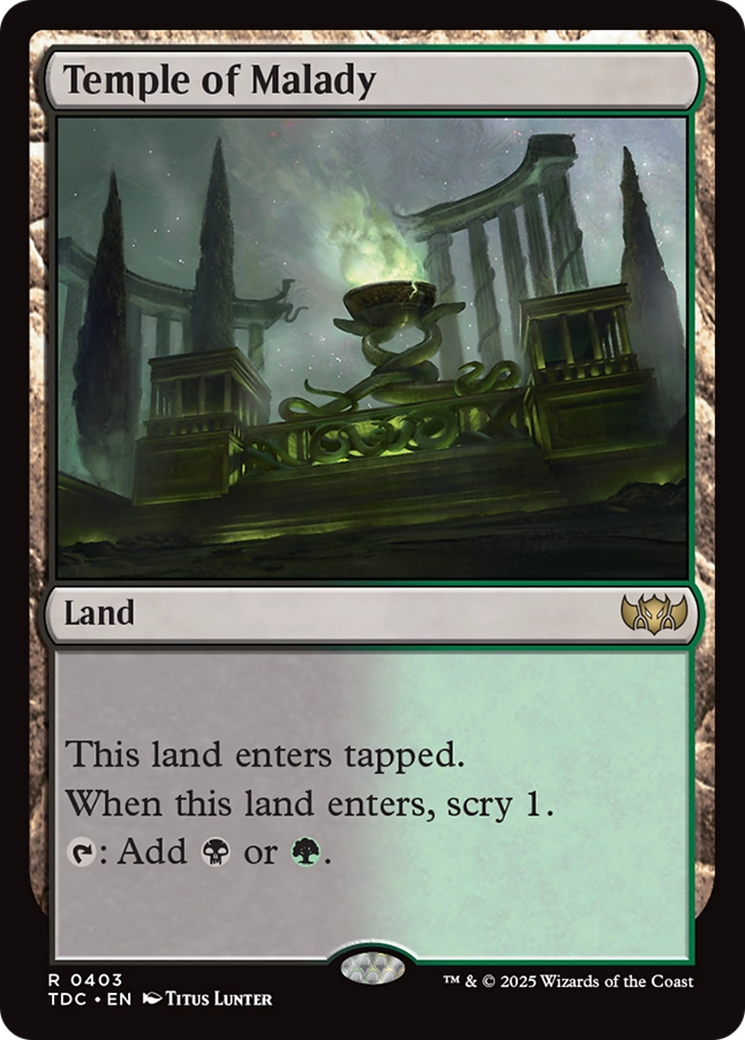 Temple of Malady [Tarkir: Dragonstorm Commander]-1