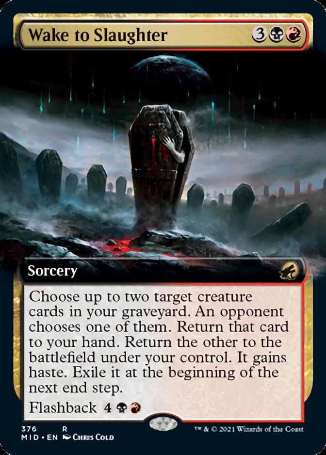 Wake to Slaughter (Extended Art) [Innistrad: Midnight Hunt]-1