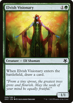 Elvish Visionary [Game Night: Free-for-All]-1