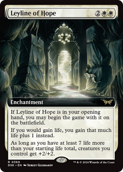 Leyline of Hope (Extended Art) [Duskmourn: House of Horror]-1