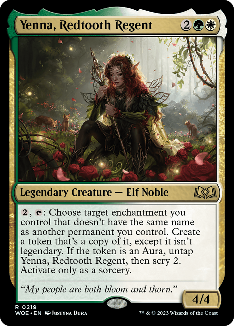 Yenna, Redtooth Regent (WOE-219) - Wilds of Eldraine-1