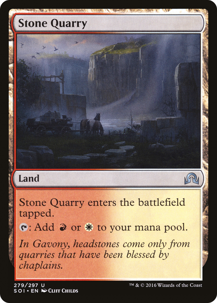 Stone Quarry [Shadows over Innistrad]-1