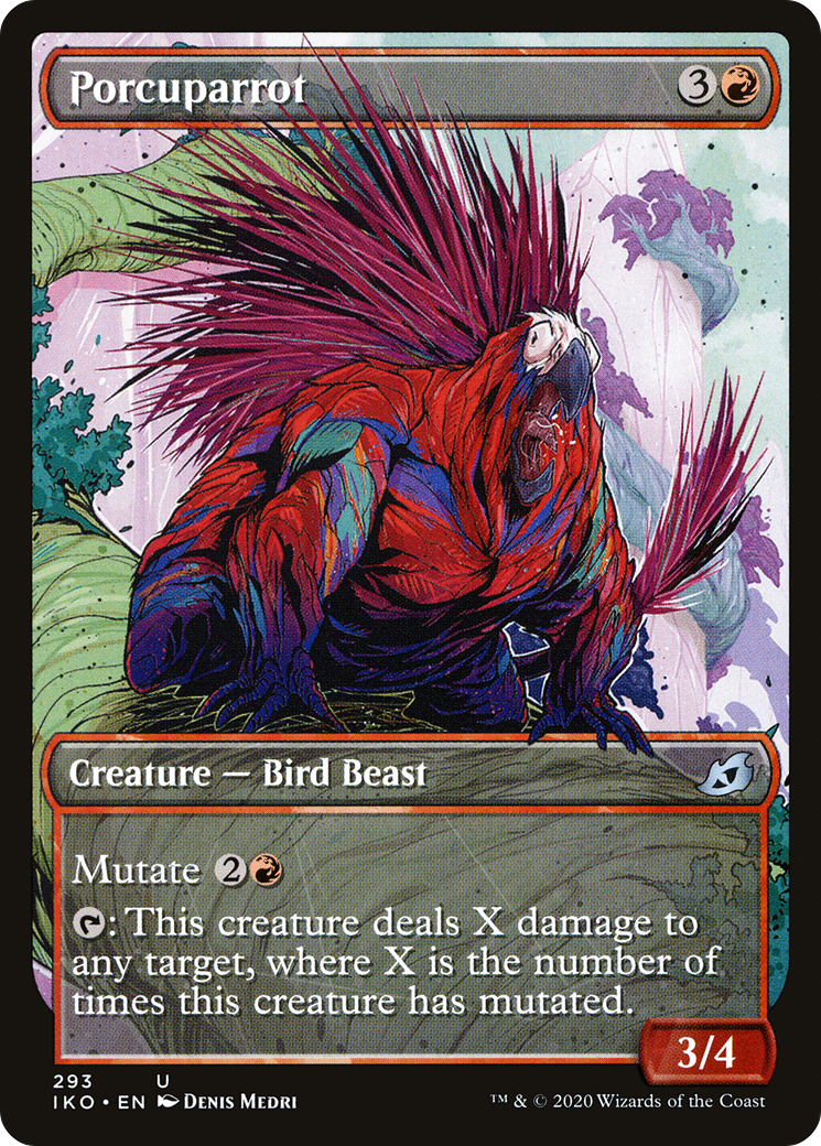 Porcuparrot (Showcase) [Ikoria: Lair of Behemoths]-1