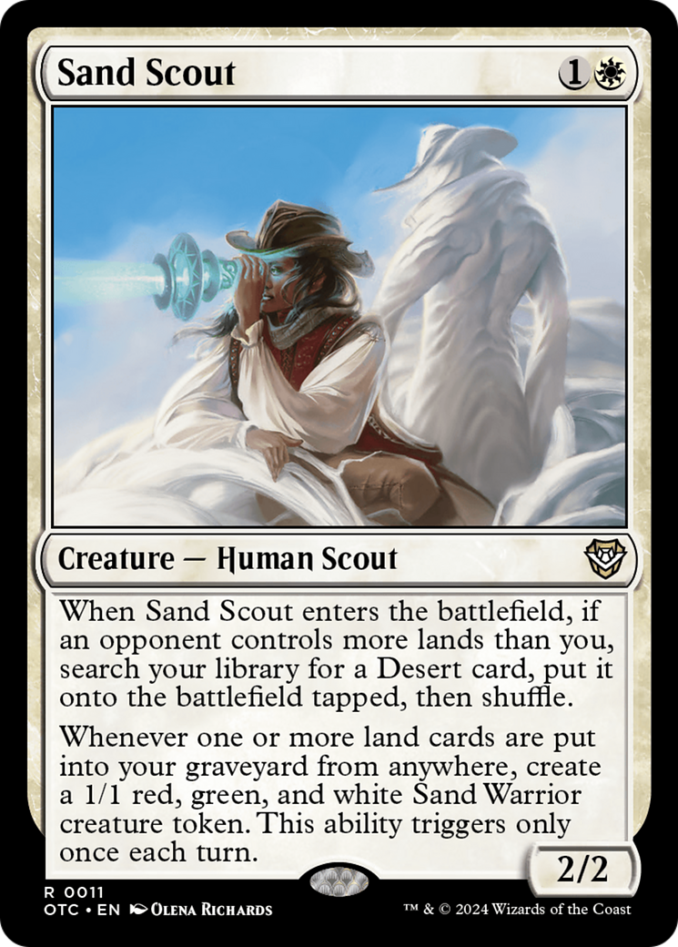 Sand Scout [Outlaws of Thunder Junction Commander]-1