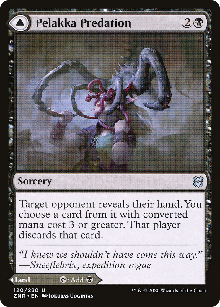 Pelakka Predation // Pelakka Caverns [Zendikar Rising]-3
