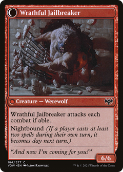 Weary Prisoner (VOW-184) - Innistrad: Crimson Vow: (Double Faced Transform) Foil-2