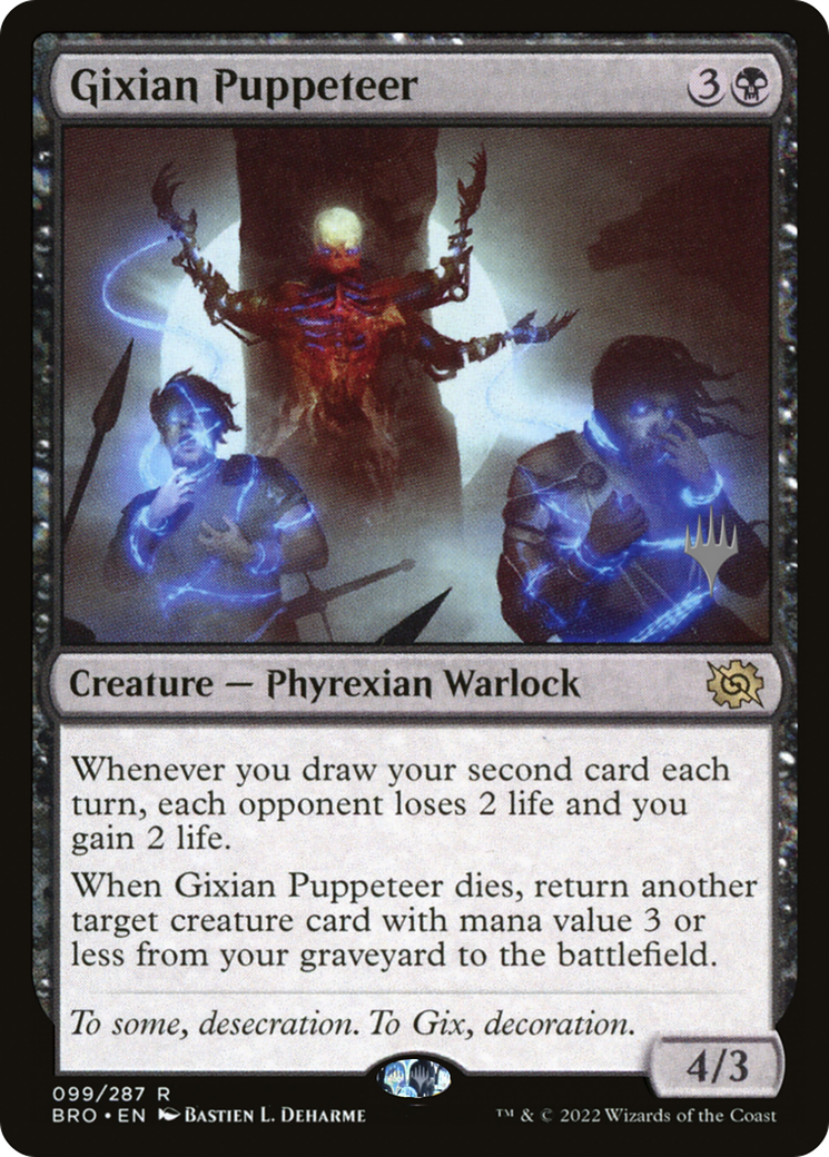 Gixian Puppeteer (Promo Pack) [The Brothers' War Promos]-1