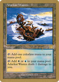 Adarkar Wastes - 2000 Tom van de Logt (6ED) (WCD-) - World Championship Decks 2000-1