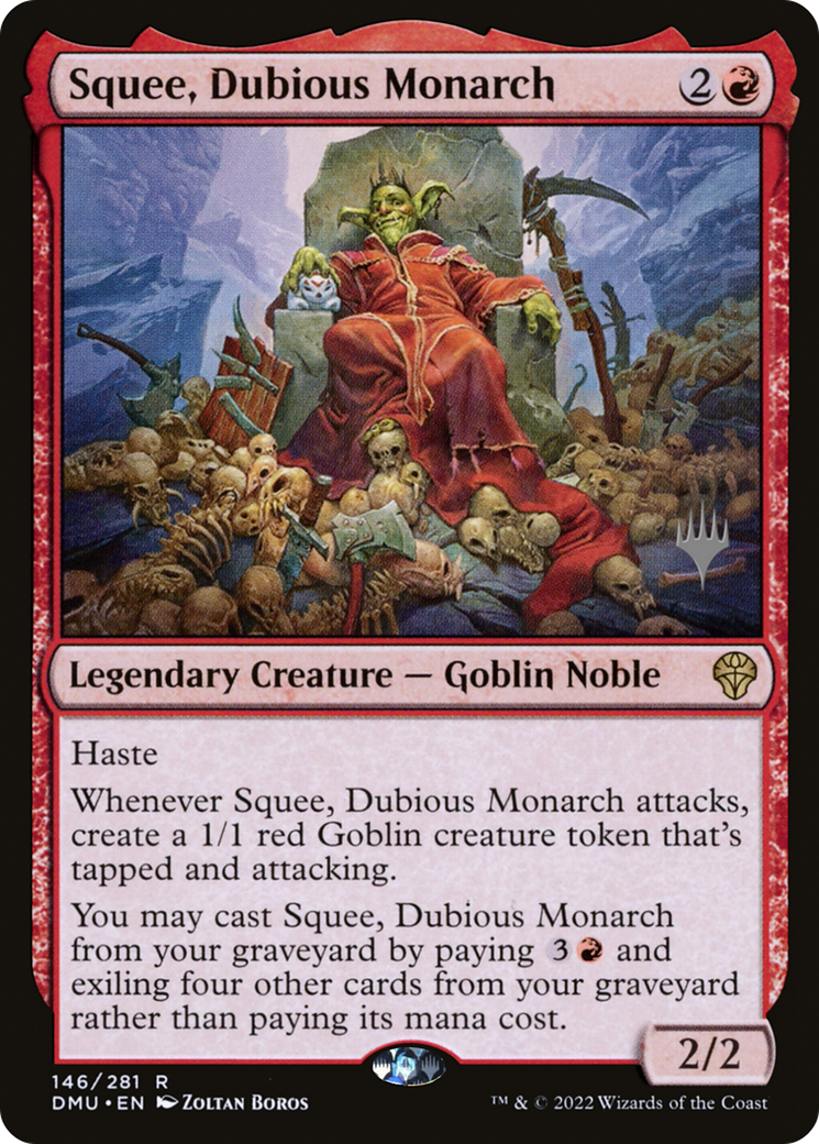 Squee, Dubious Monarch (Promo Pack) [Dominaria United Promos]-1
