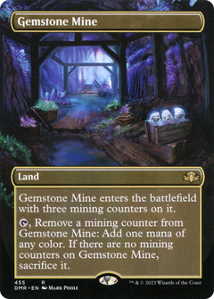 Gemstone Mine (Borderless Alternate Art) [Dominaria Remastered]-1