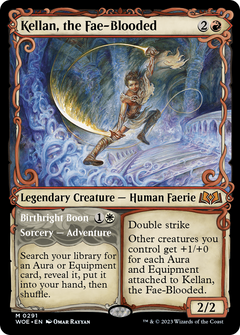 Kellan, the Fae-Blooded // Birthright Boon (Showcase) [Wilds of Eldraine]-1