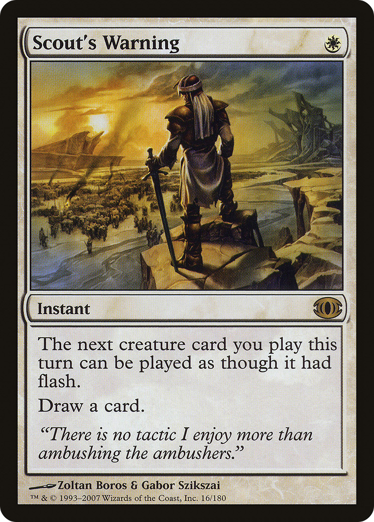 Scout's Warning [Future Sight]-1
