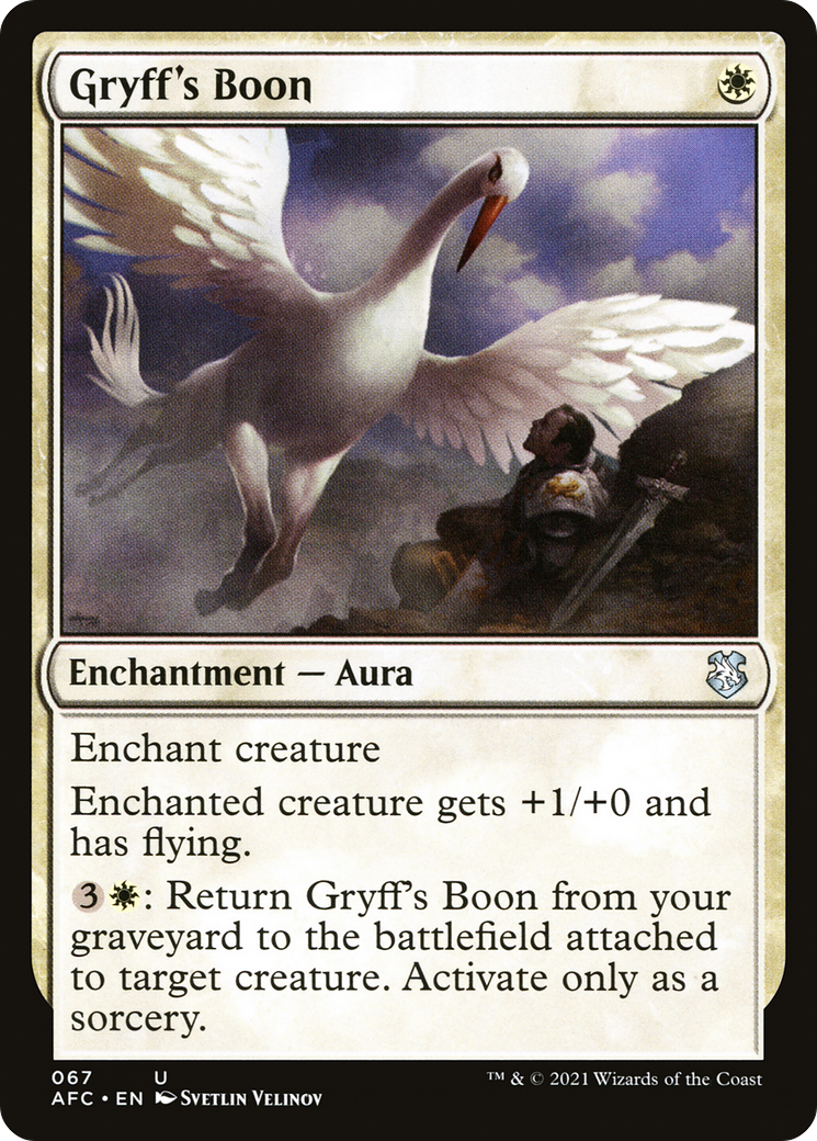 Gryff's Boon [Dungeons & Dragons: Adventures in the Forgotten Realms Commander]-1