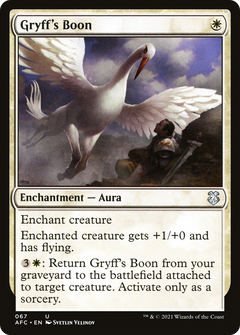 Gryff's Boon [Dungeons & Dragons: Adventures in the Forgotten Realms Commander]-1
