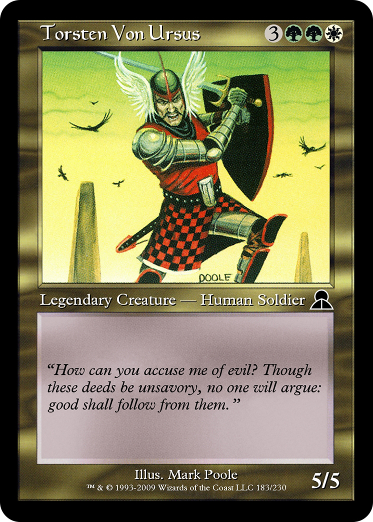 Torsten Von Ursus (ME3-183) - Masters Edition III Foil-1
