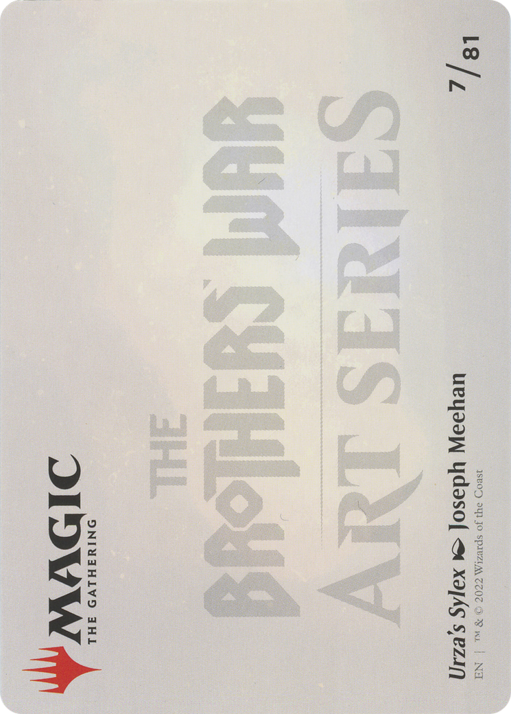Urza's Sylex // Urza's Sylex (ABRO-007) - The Brothers' War Art Series (Borderless) Foil-2