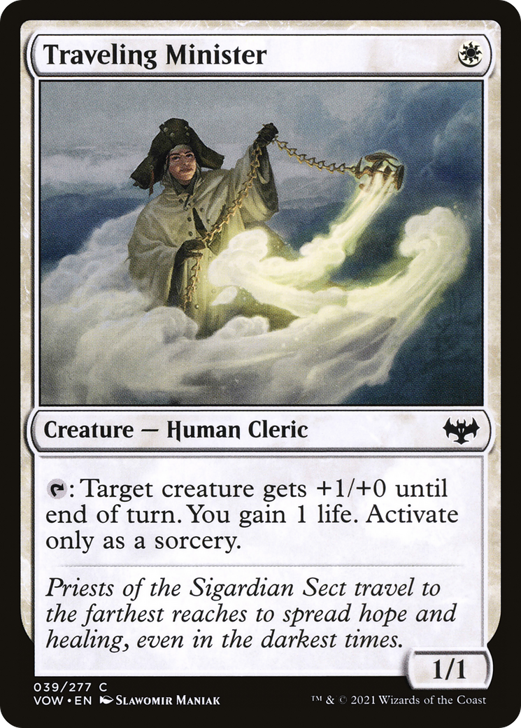 Traveling Minister (VOW-039) - Innistrad: Crimson Vow Foil-1