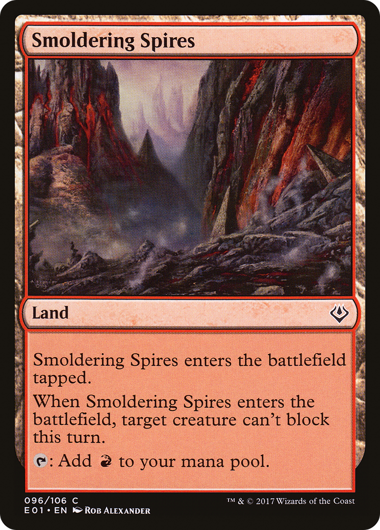 Smoldering Spires [Archenemy: Nicol Bolas]-1